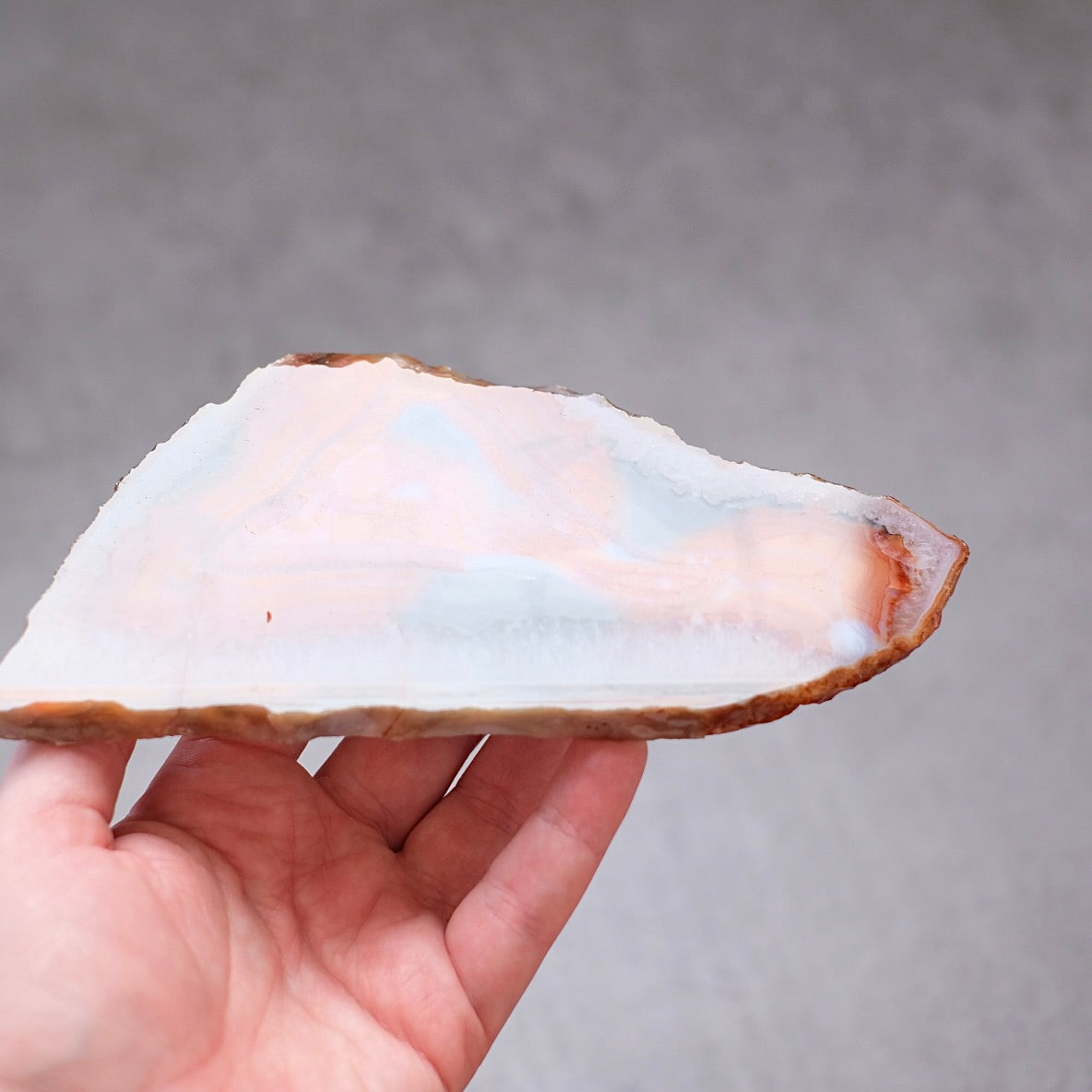 Carnelian Slab | Polished Carnelian Crystal Slice