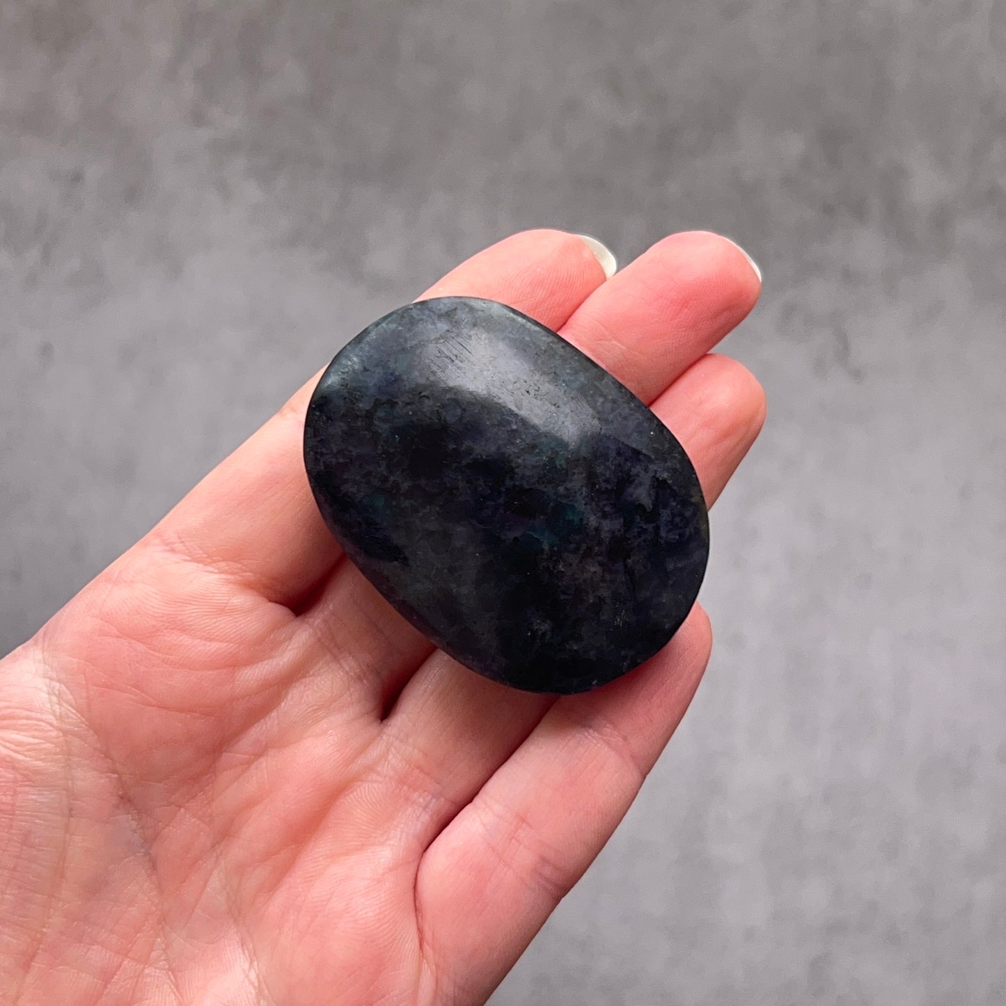 Iolite & Spinel Palm | Cordierite Crystal Palmstone