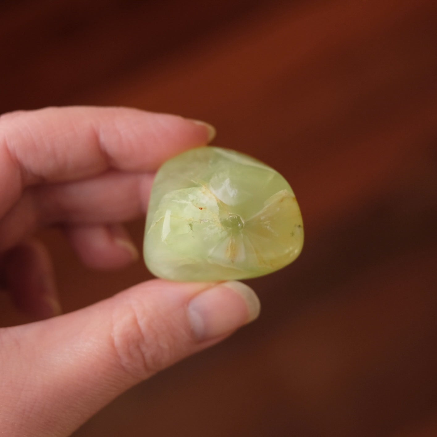 Australian Prehnite Freeform | Polished Prehnite Crystal