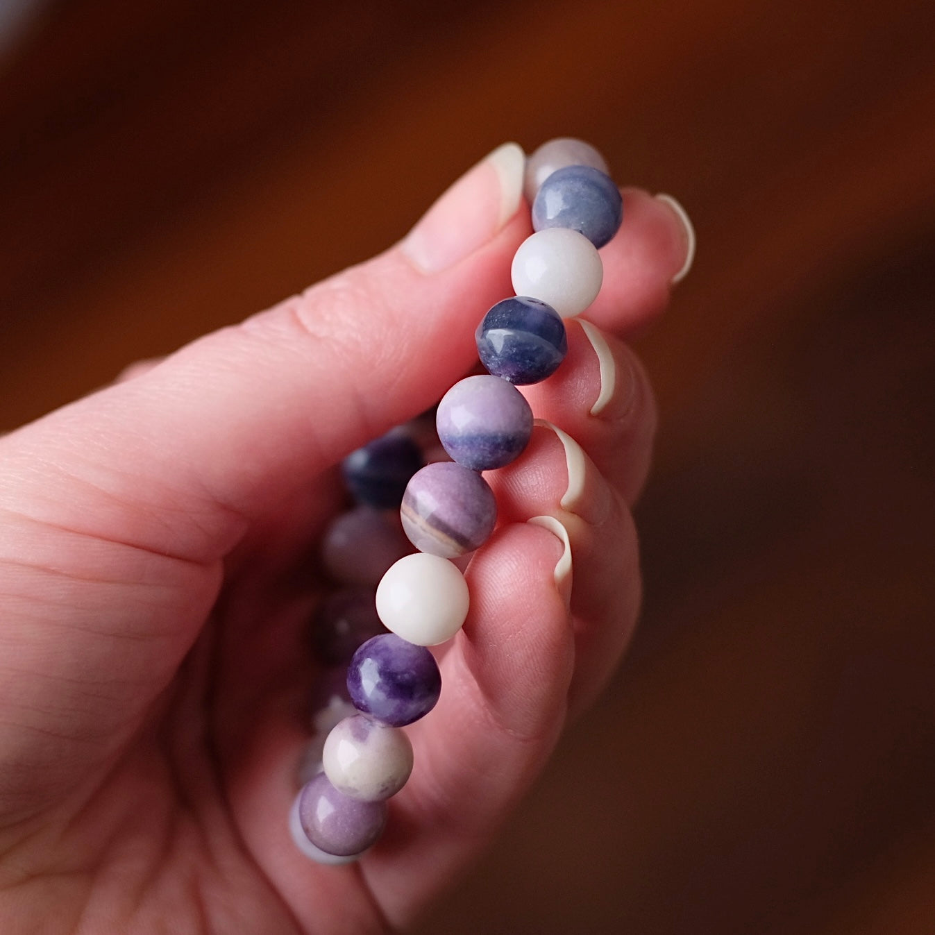 Silk Fluorite Bracelet | Silky Fluorite Crystal Bracelet