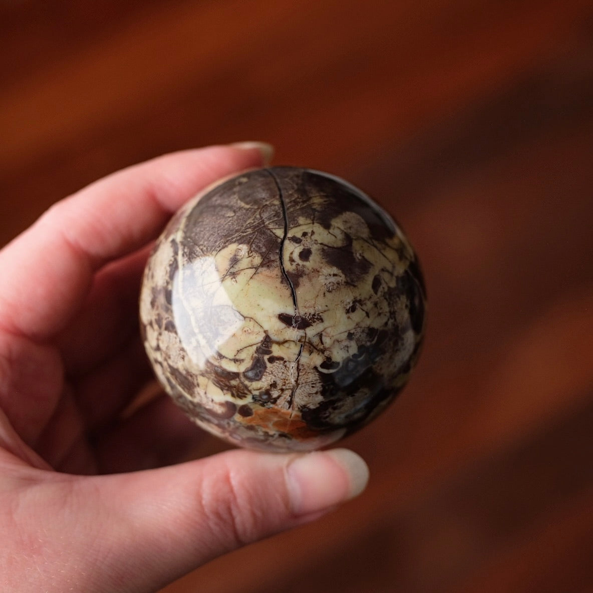 Volcanic Rhyolite Sphere | Rhyolite Crystal Sphere