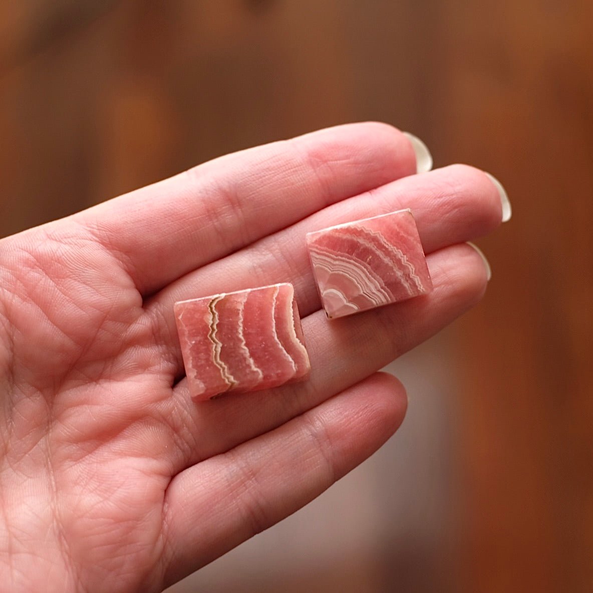 Gemmy Rhodochrosite Slabs | Polished Gem Rhodochrosite Rectangles