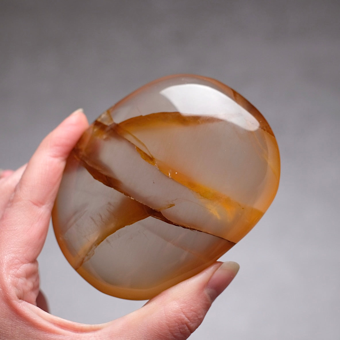 Girasol Golden Healer Quartz | Golden Healer Palm Stone