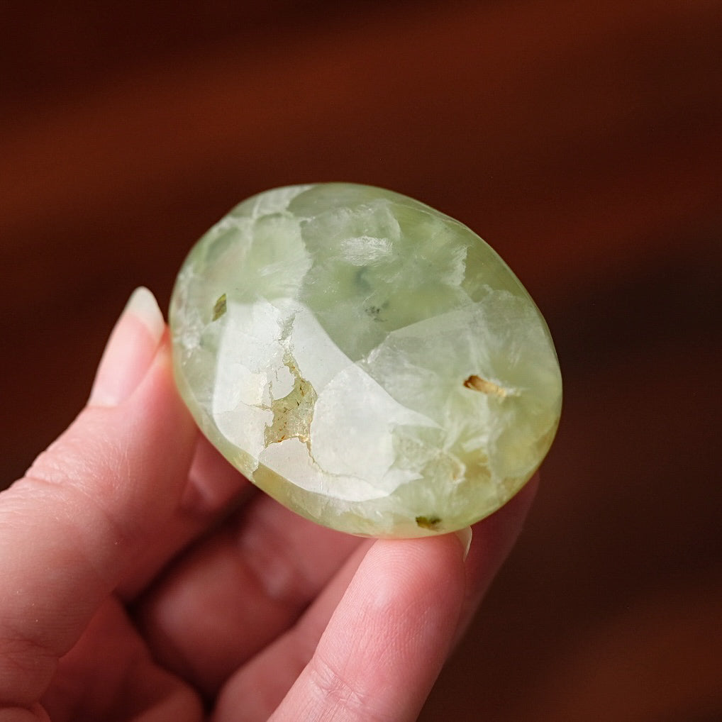 Prehnite Palm | Prehnite Crystal Palm