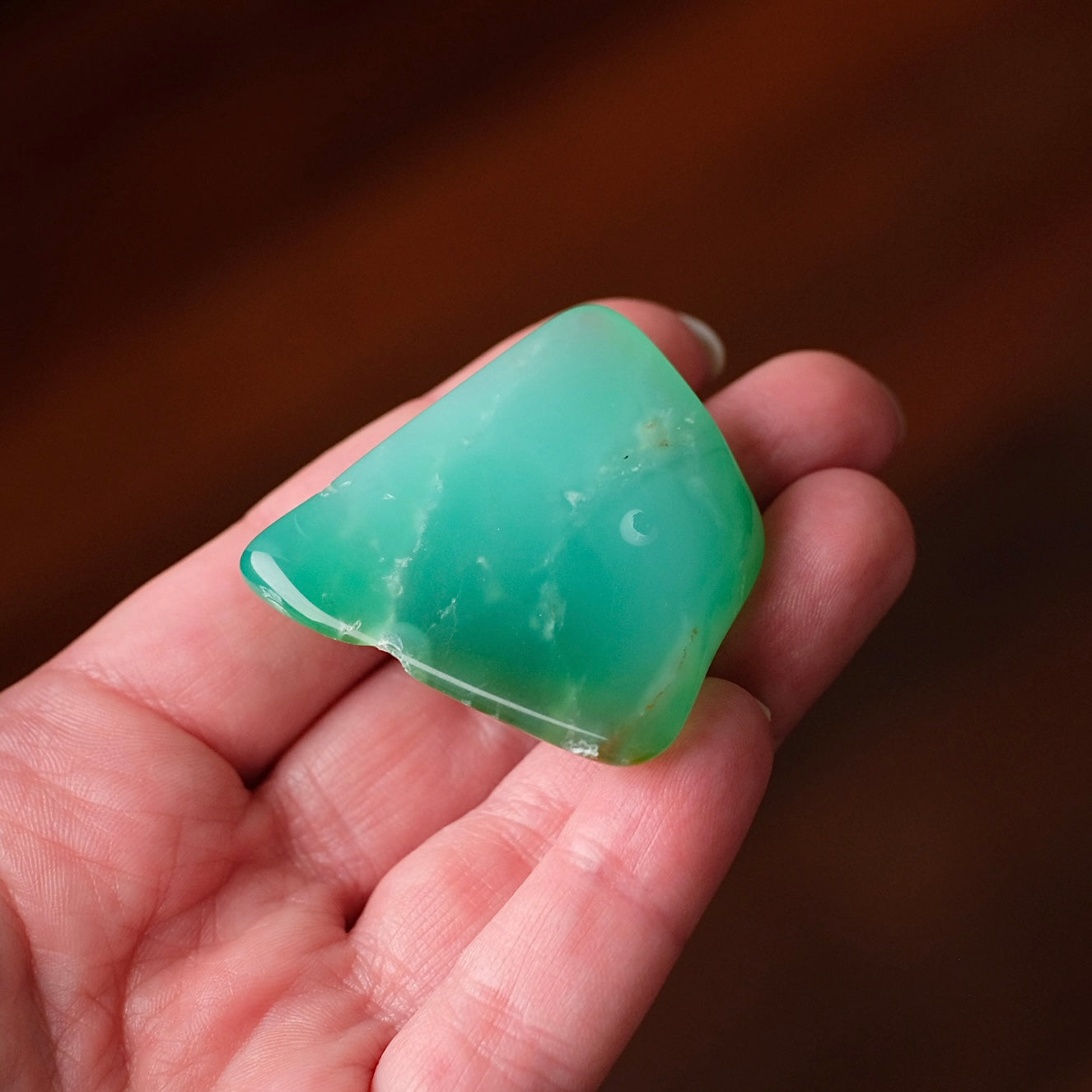 Australian Chrysoprase Freeform | Polished Chrysoprase Crystal