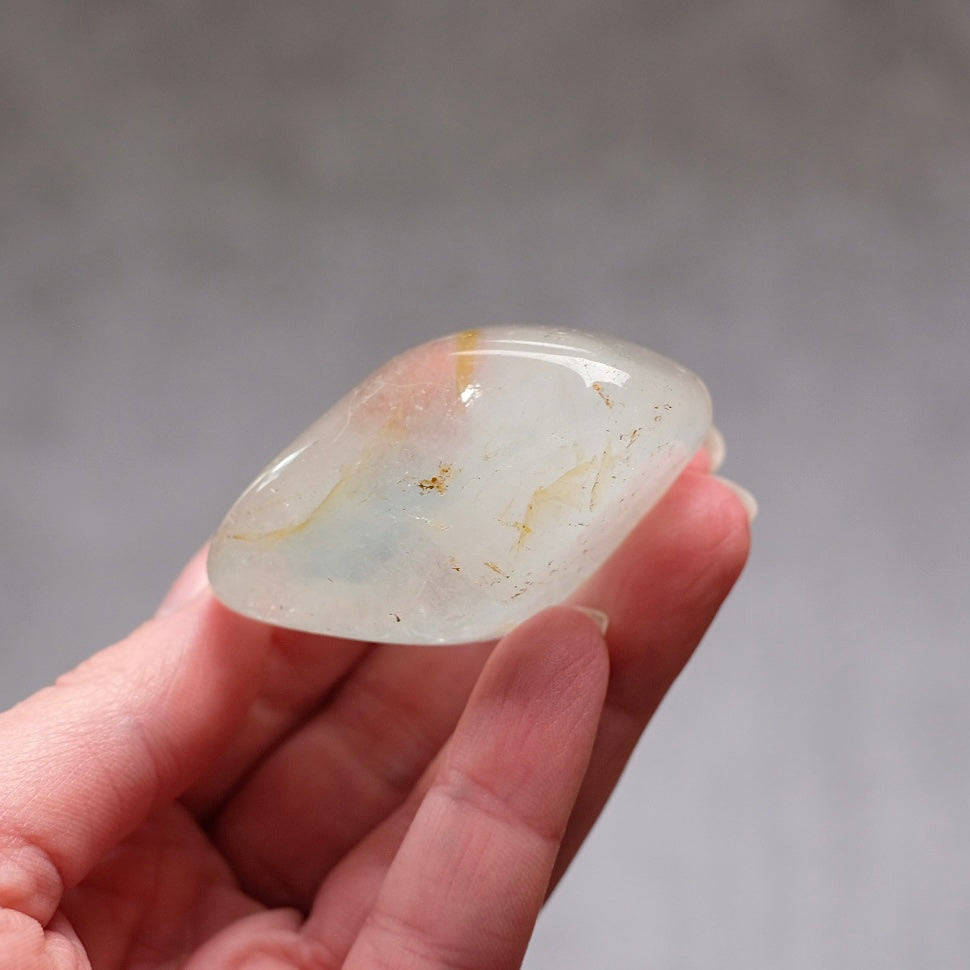 Bicolor Blue Topaz Crystal Freeform | Rare Bicolor Natural Topaz Crystal