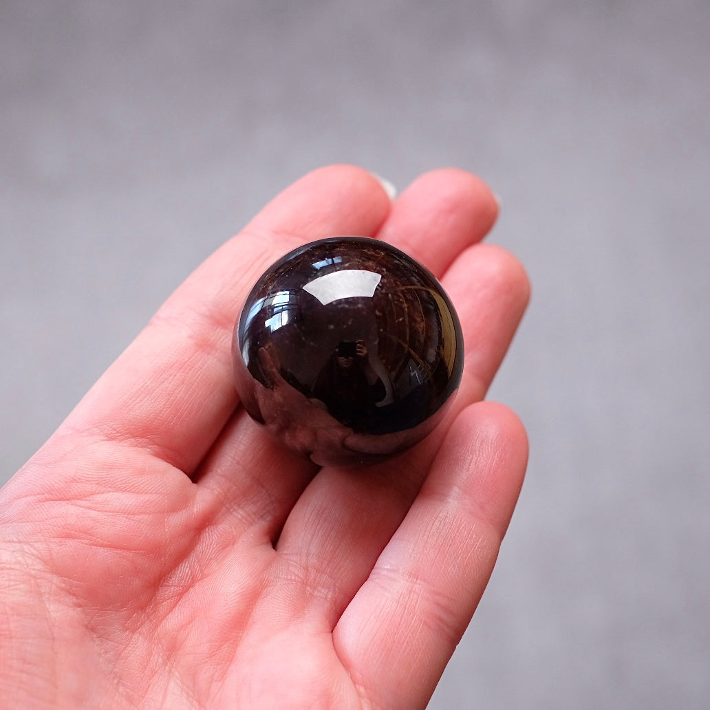 Star Garnet Crystal Sphere | Almandine Garnet Sphere