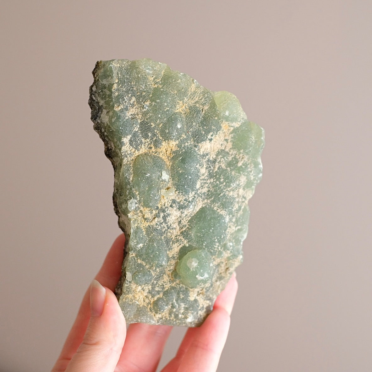 Prehnite Specimen | Large Prehnite Natural Crystal Cluster