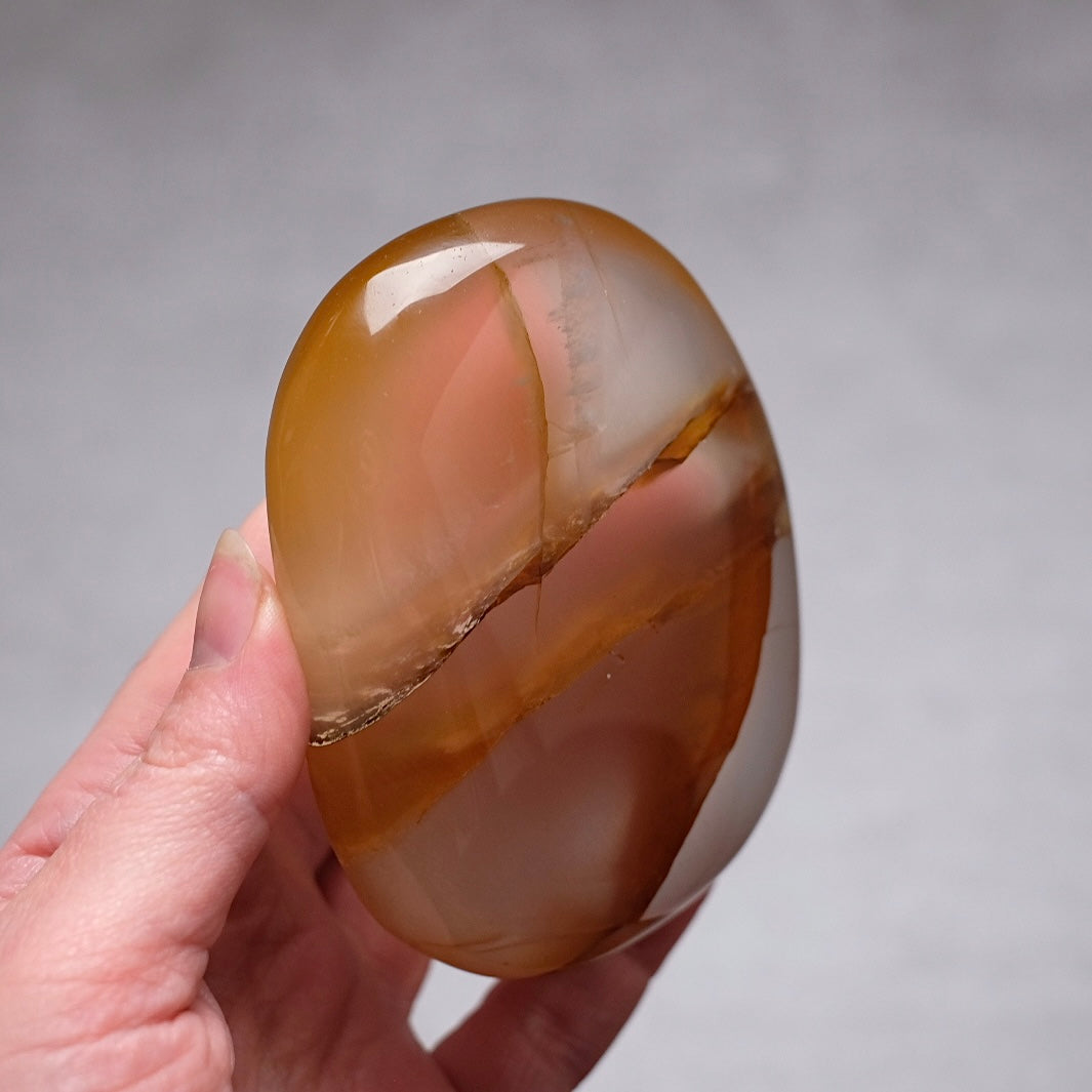 Girasol Golden Healer Quartz | Golden Healer Palm Stone