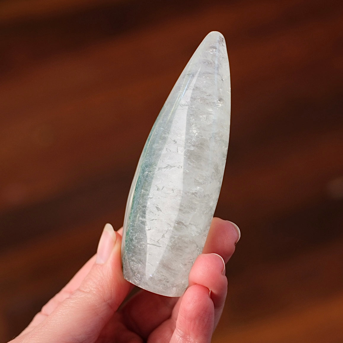 Quartz & Agate Freeform | Chlorite Quartz Crystal Flame