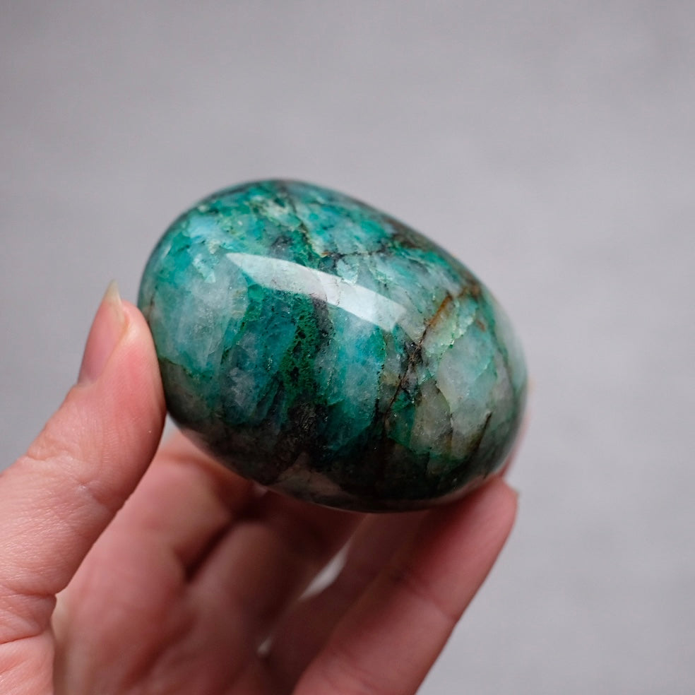 Chrysocolla In Quartz | Chrysocolla Quantum Quattro Crystal Freeform