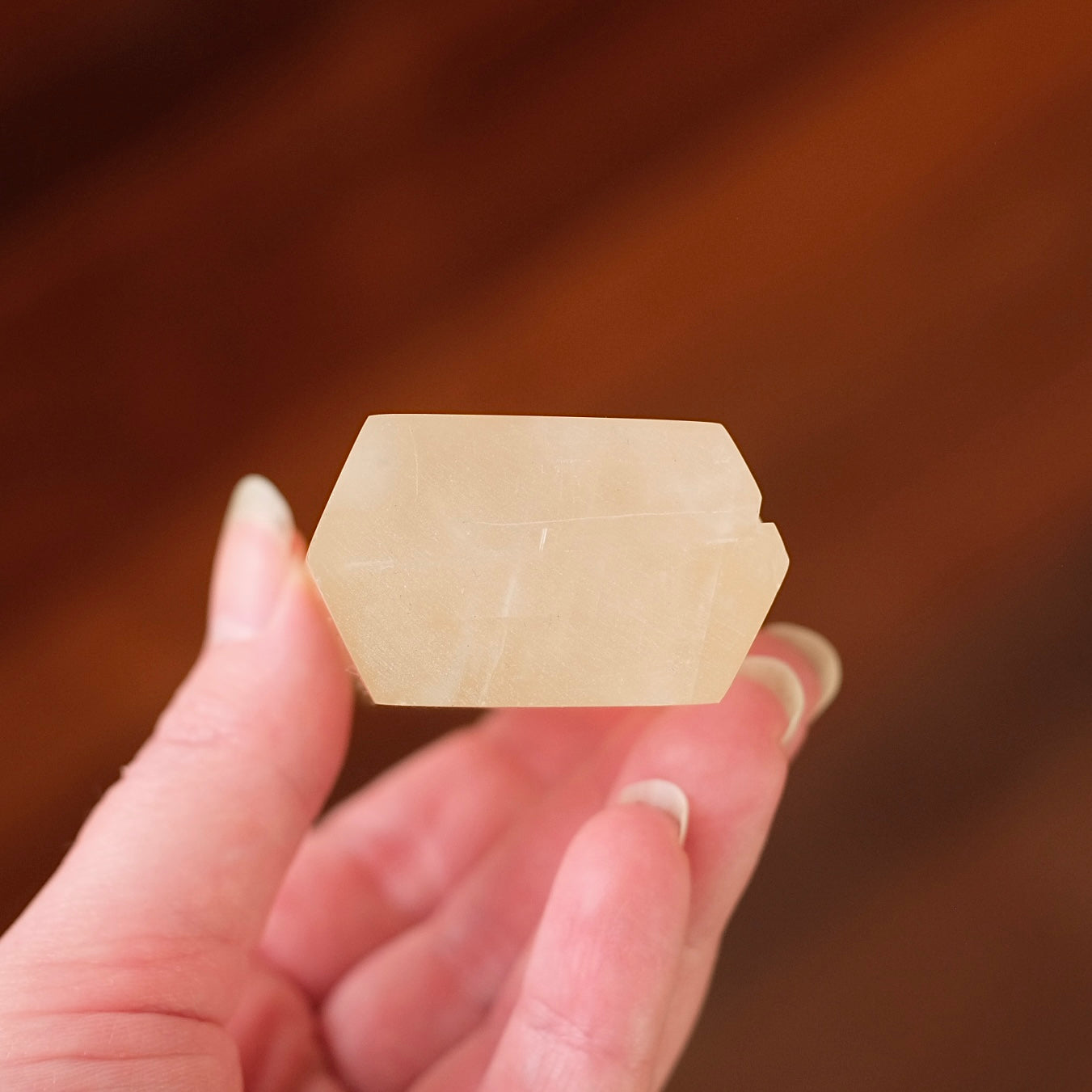 Honey Calcite Tower | Golden Optical Calcite Crystal Point