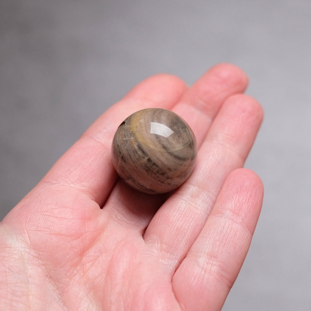 Black Moonstone Sphere | Small Crystal Sphere