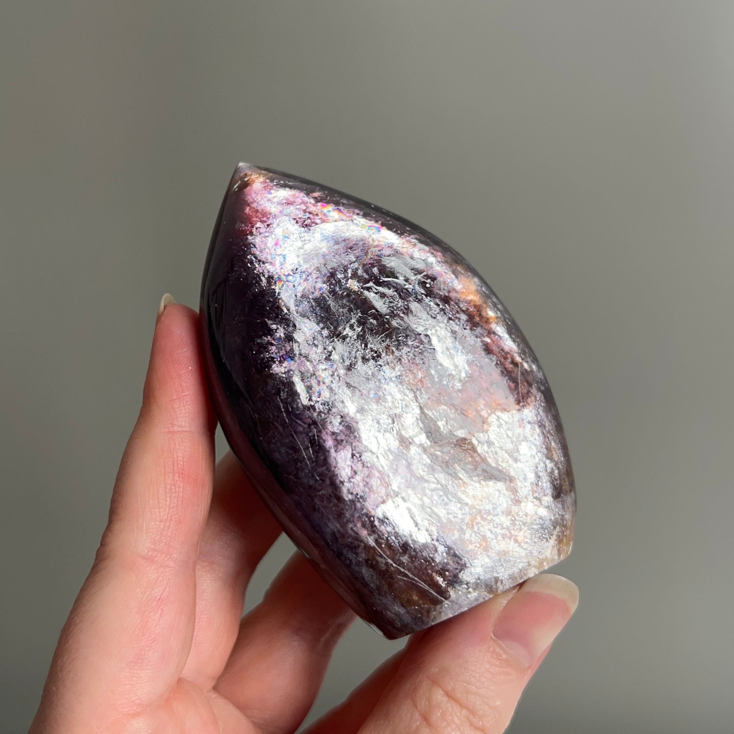 Gem Lepidolite Freeform | Polished Crystal Freeform