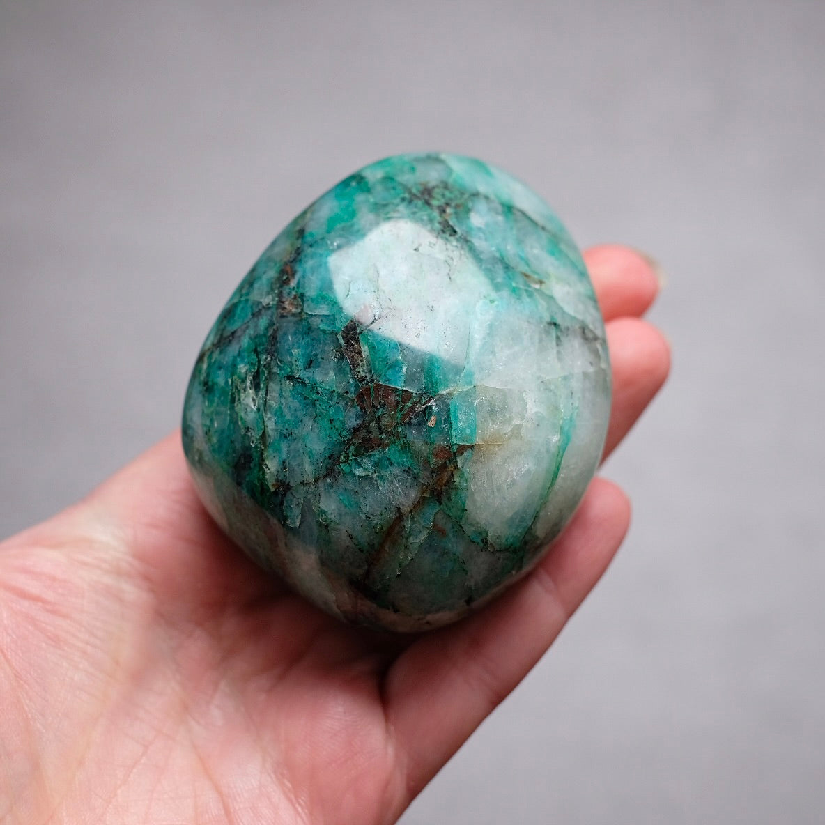 Chrysocolla In Quartz | Chrysocolla Quantum Quattro Crystal Freeform