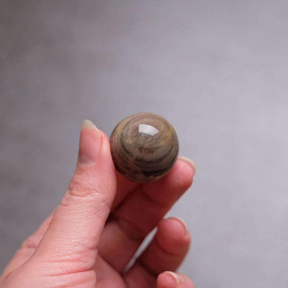 Black Moonstone Sphere | Small Crystal Sphere
