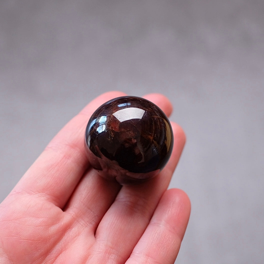 Star Garnet Crystal Sphere | Almandine Garnet Sphere