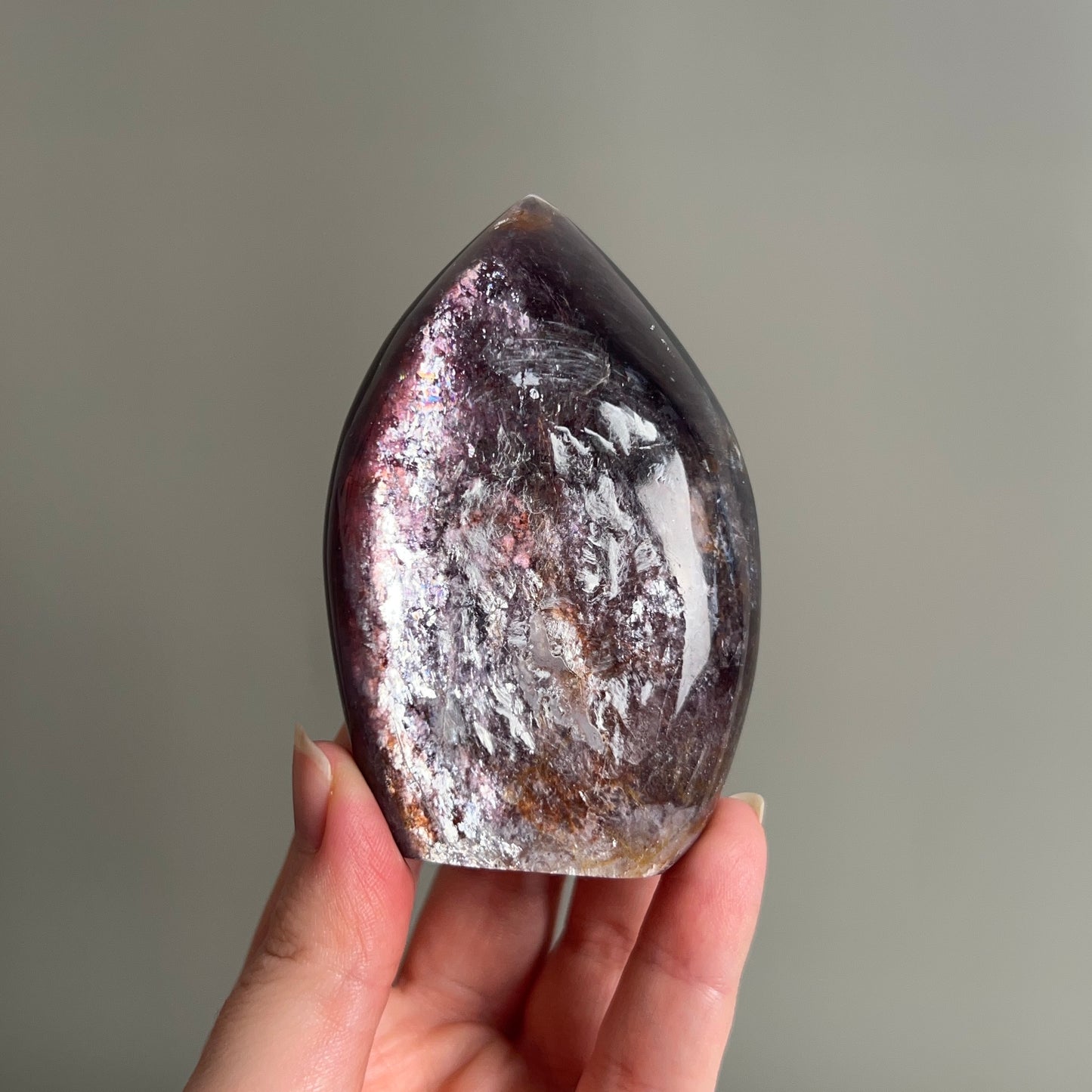 Gem Lepidolite Freeform | Polished Crystal Freeform
