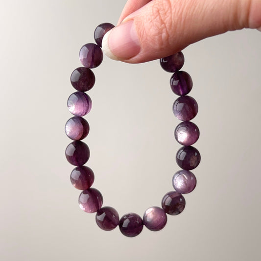 Gem Lepidolite Bracelet | High Quality Gem Lepidolite Stretch Bracelet