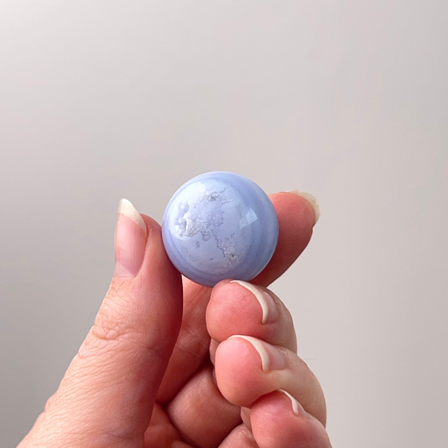Blue Lace Agate Sphere | Lace Agate Crystal Sphere