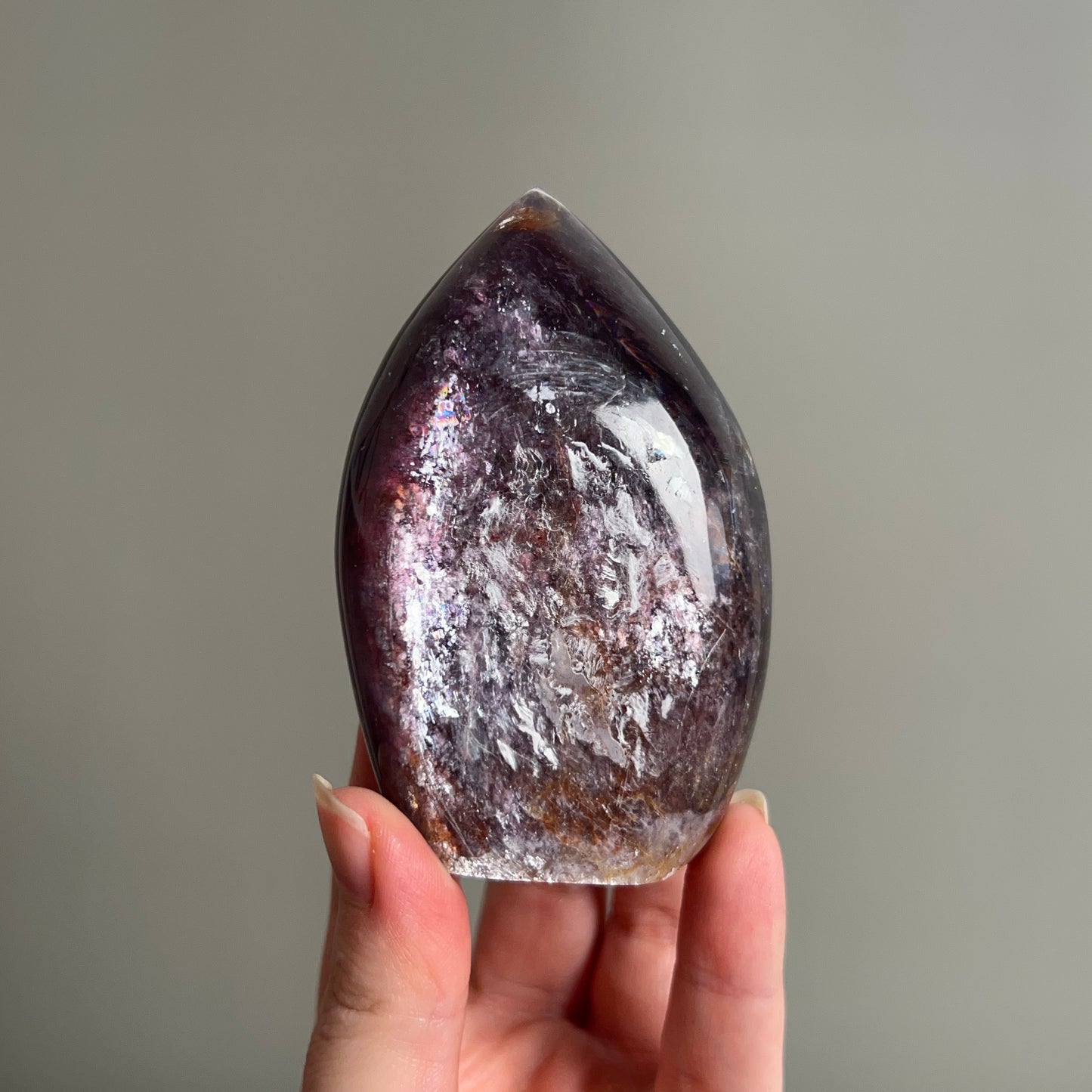 Gem Lepidolite Freeform | Polished Crystal Freeform
