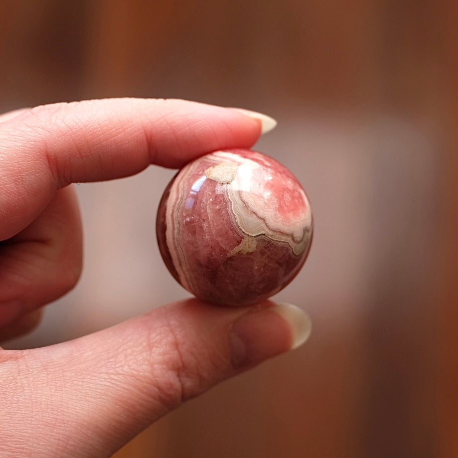 Rhodochrosite Sphere | Rhodochrosite Crystal Sphere