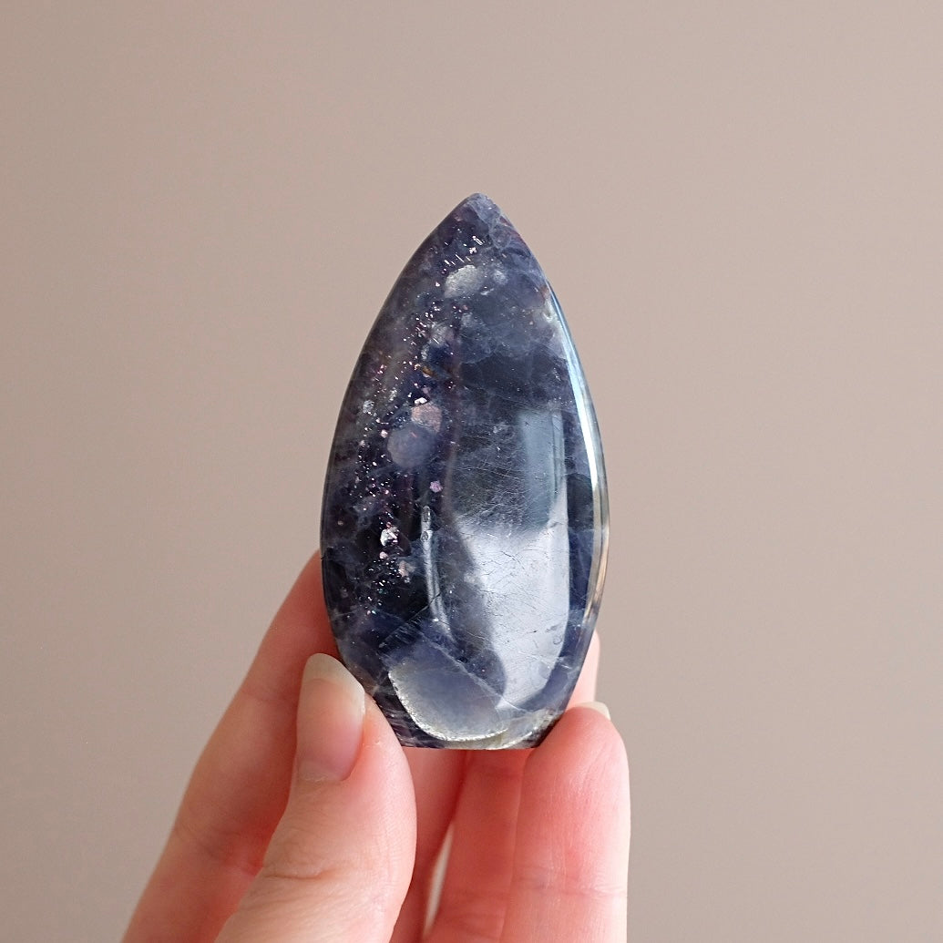 Iolite & Sunstone Freeform | Blood Iolite Crystal Freeform