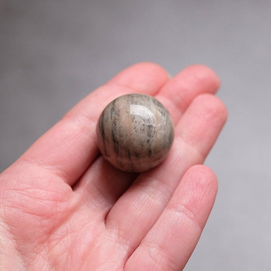 Black Moonstone Sphere | Small Crystal Sphere
