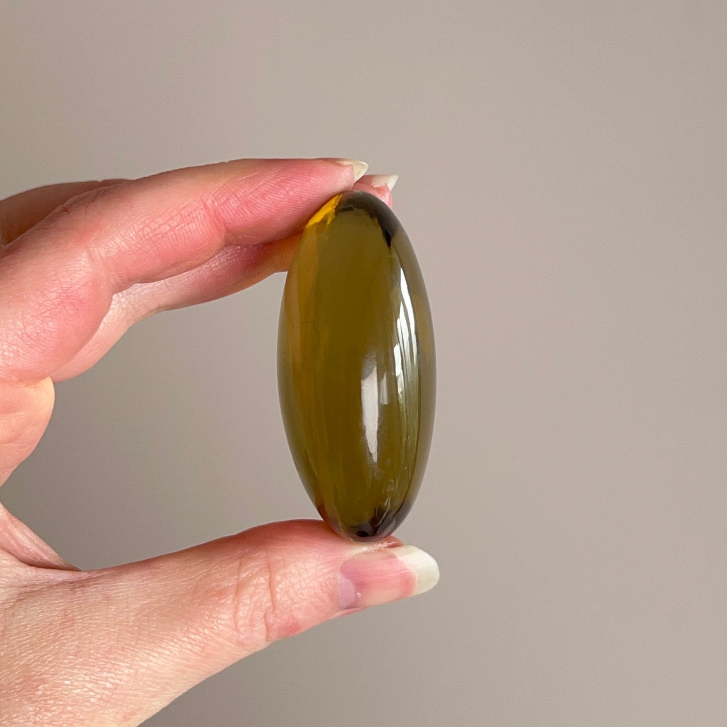 Natural Citrine Palm | Brazilian Citrine Crystal Palmstone