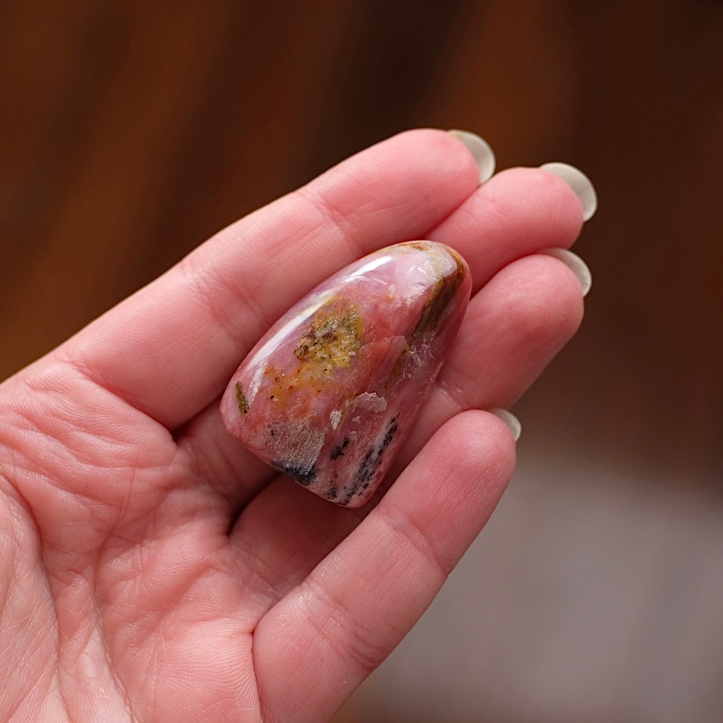 Peruvian Pink Opal Freeform | Polished Crystal Freeform