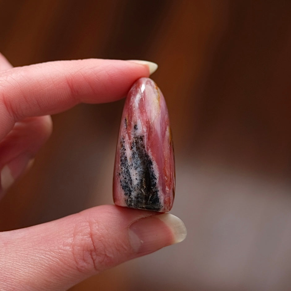 Peruvian Pink Opal Freeform | Polished Crystal Freeform