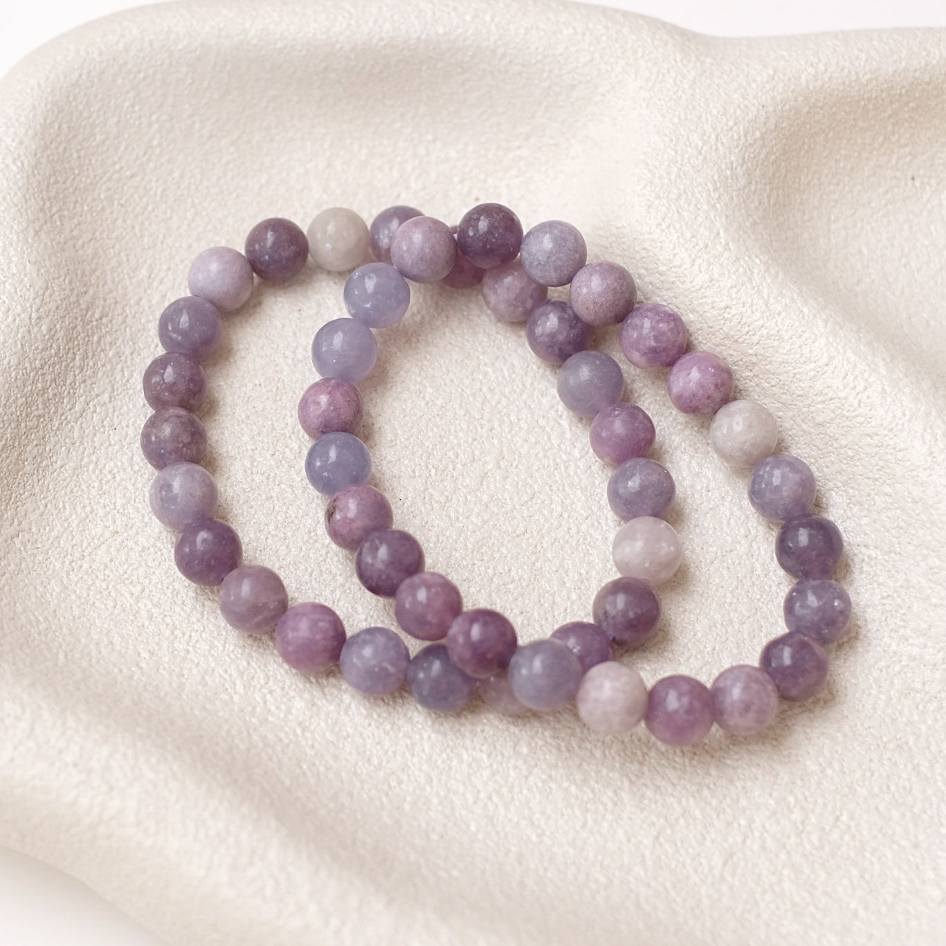 Lepidolite Bracelet | Crystal Stretch Bracelet