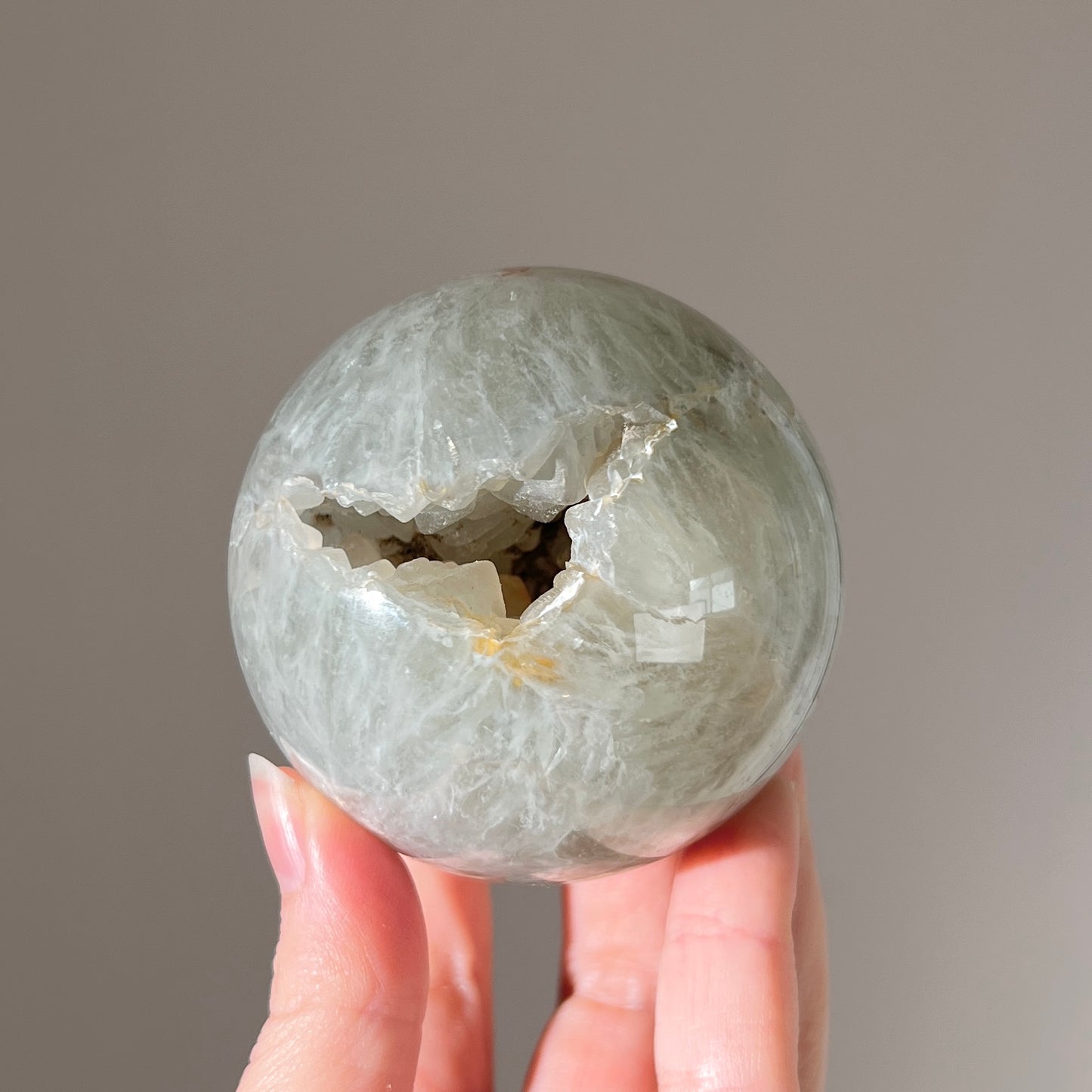 Green Quartz Sphere | Prasiolite Crystal Sphere