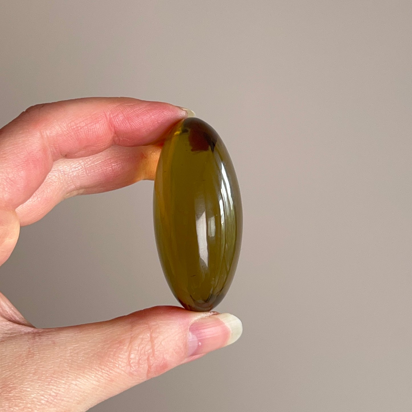 Natural Citrine Palm | Brazilian Citrine Crystal Palmstone
