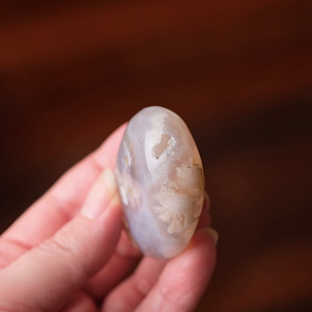 Flower Agate Palm | Flower Agate Crystal Palm Stone