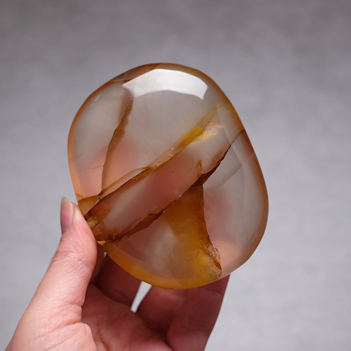 Girasol Golden Healer Quartz | Golden Healer Palm Stone