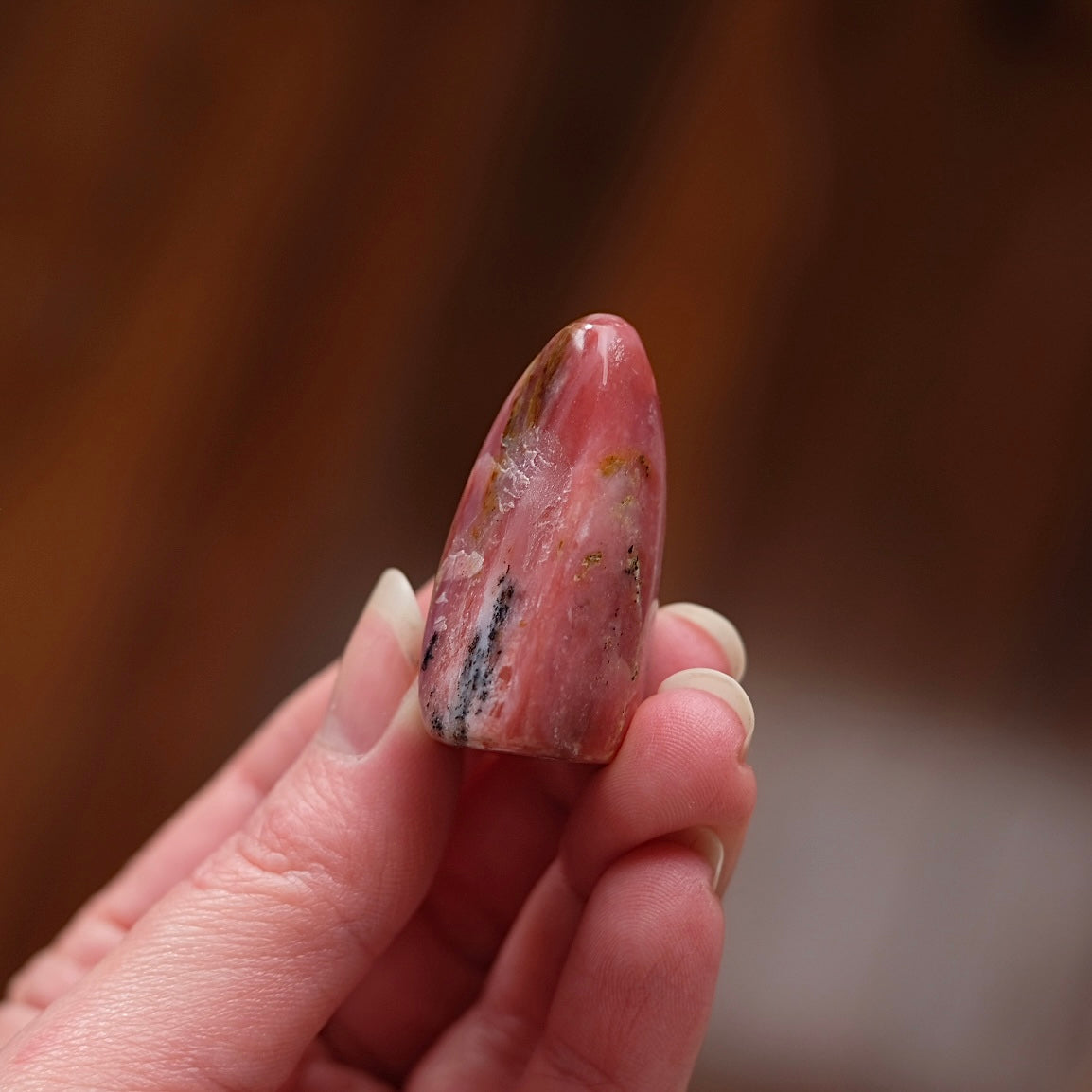 Peruvian Pink Opal Freeform | Polished Crystal Freeform