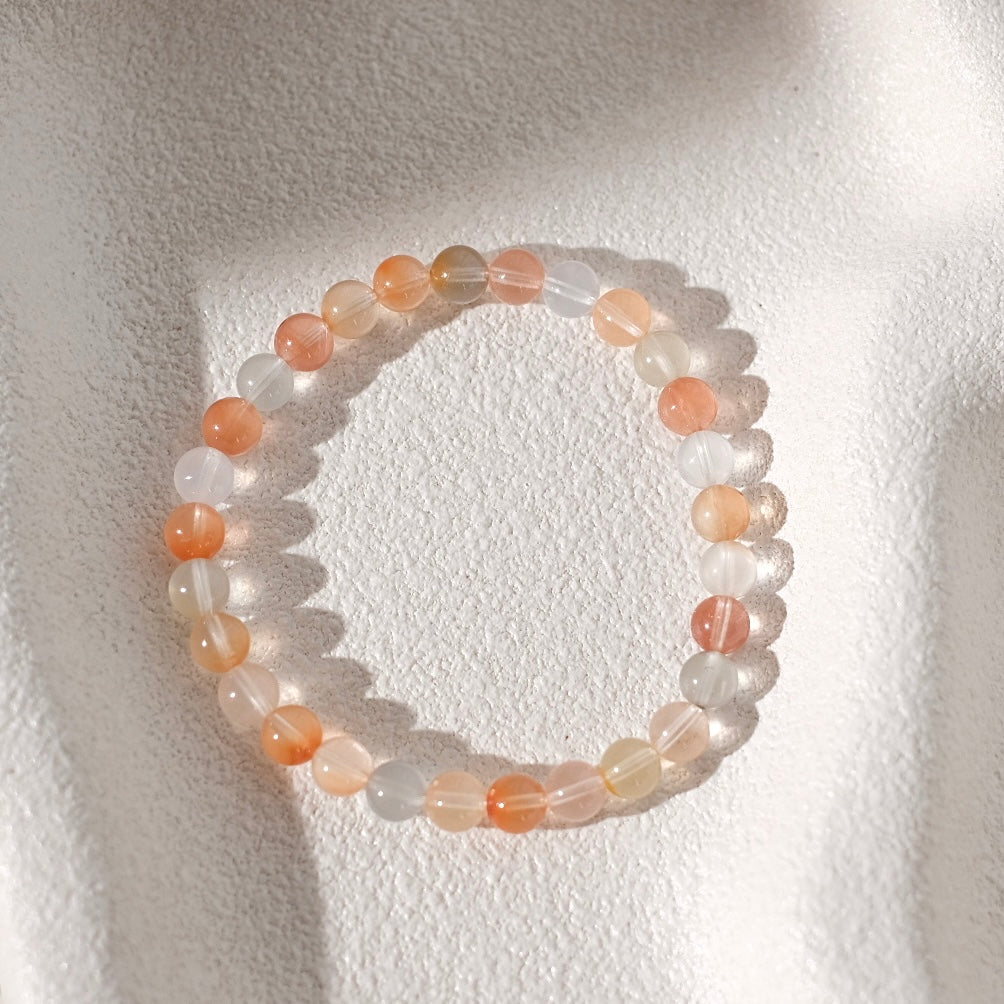 Amphibole Quartz Bracelet | Rabbit Hair Crystal Stretch Bracelet