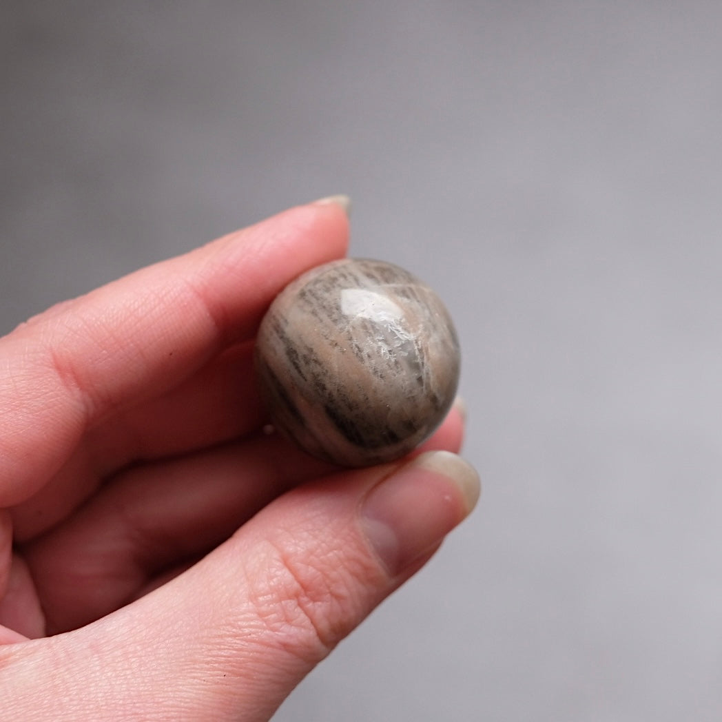 Black Moonstone Sphere | Small Crystal Sphere