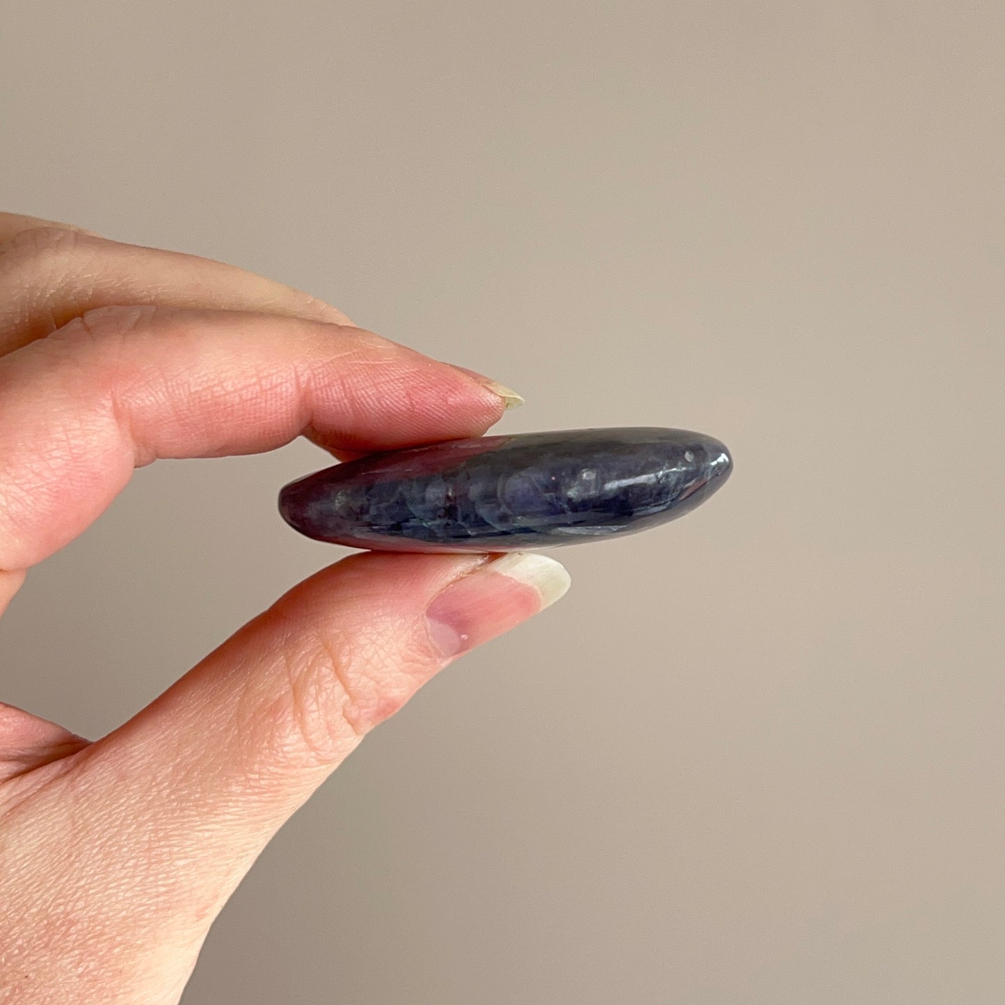 Iolite w. Sunstone Heart | Gem Iolite Crystal Heart