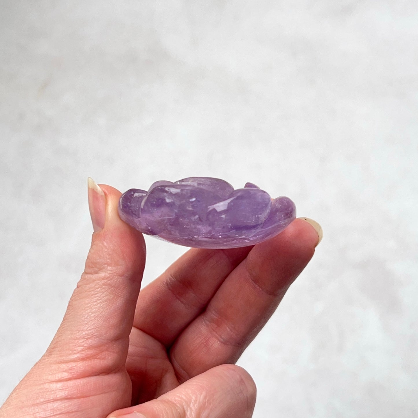 Amethyst Flower | Amethyst Crystal Rose Carving