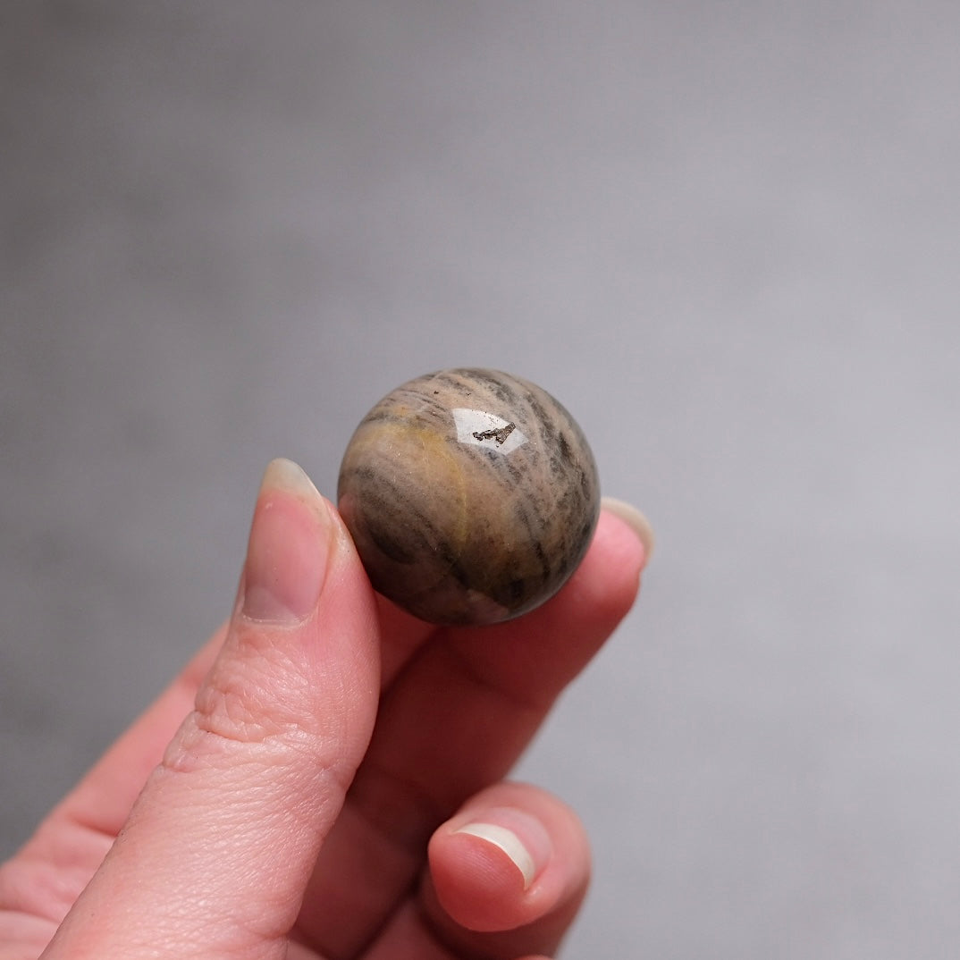 Black Moonstone Sphere | Small Crystal Sphere