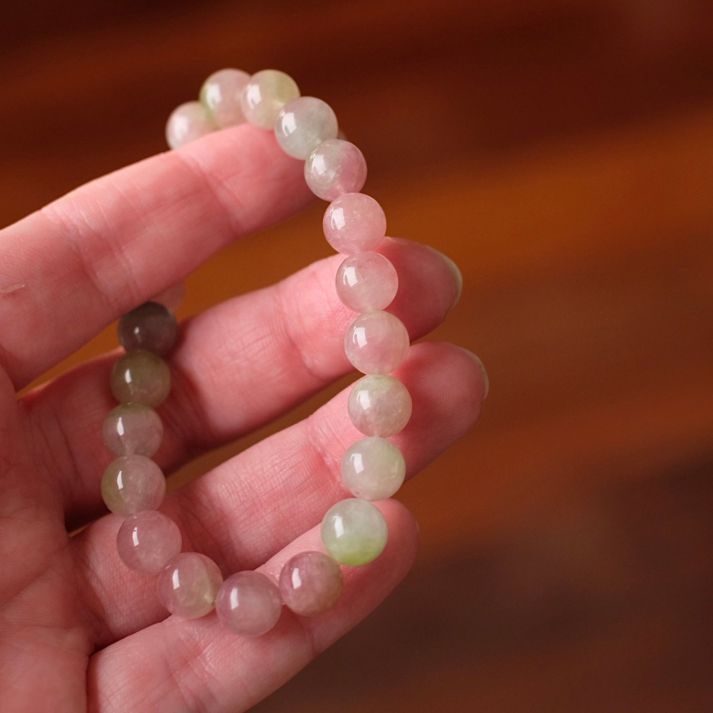 Watermelon Tourmaline Bracelet | Pastel Candy Tourmaline
