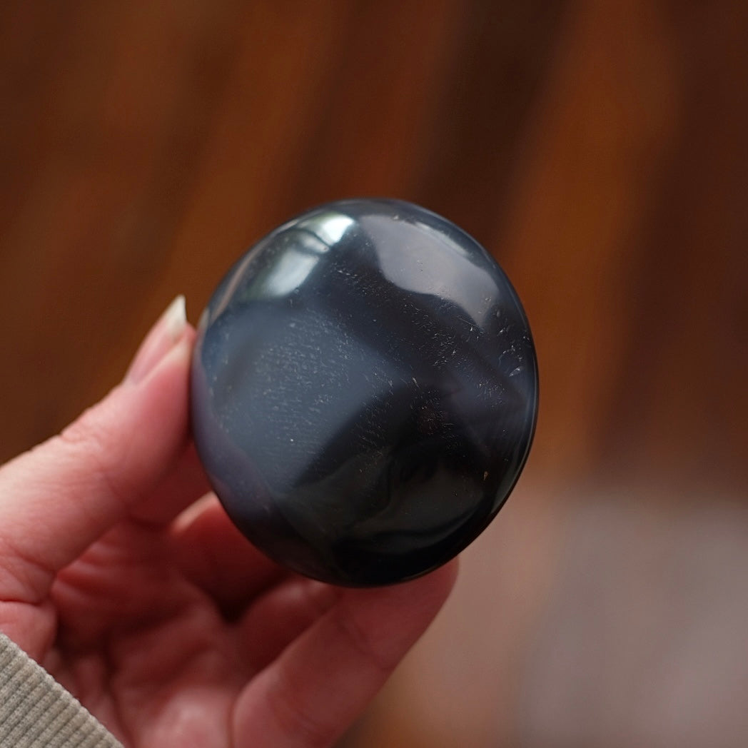 Orca Agate Palm | Agate Crystal Palm Stone