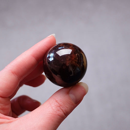 Star Garnet Crystal Sphere | Almandine Garnet Sphere