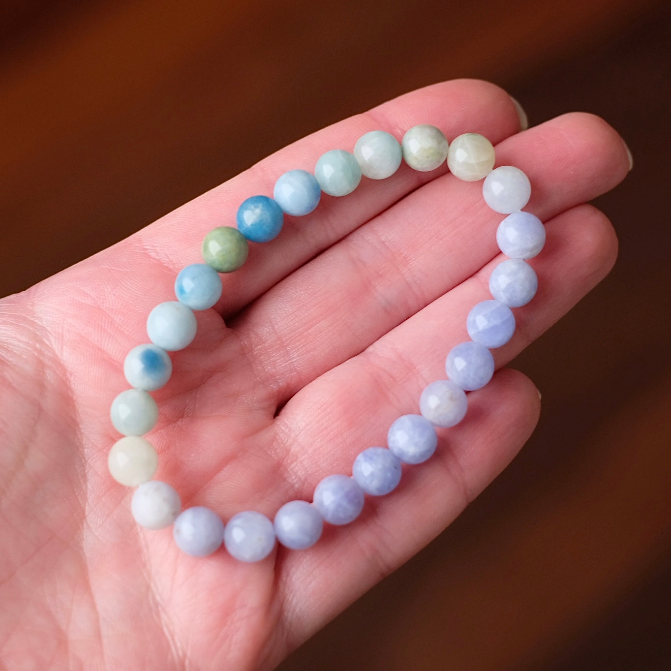 Hackmanite Bracelet | UV Reactive Crystal Stretch Bracelet