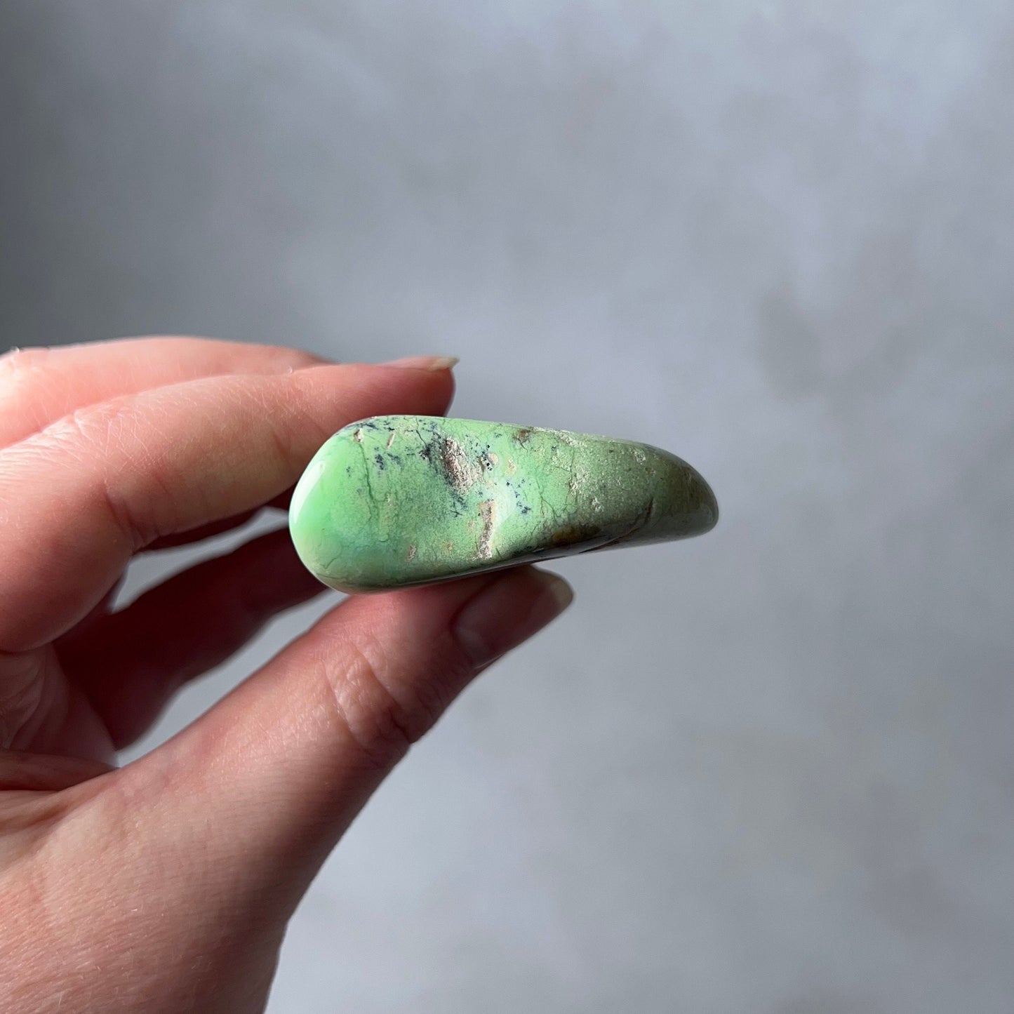 Lime Magnesite | Lemon Chrysoprase Crystal Freeform
