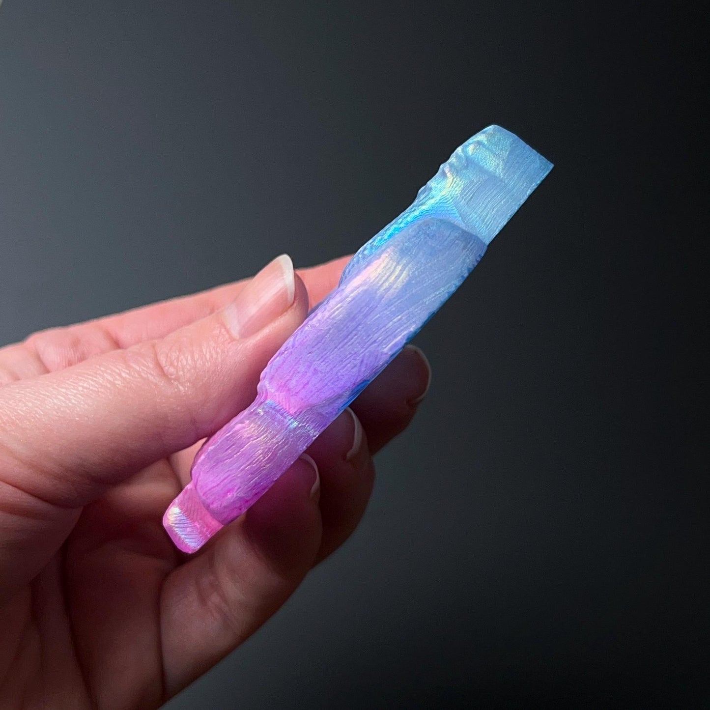 Aura Selenite Snake Carving | Crystal Snake