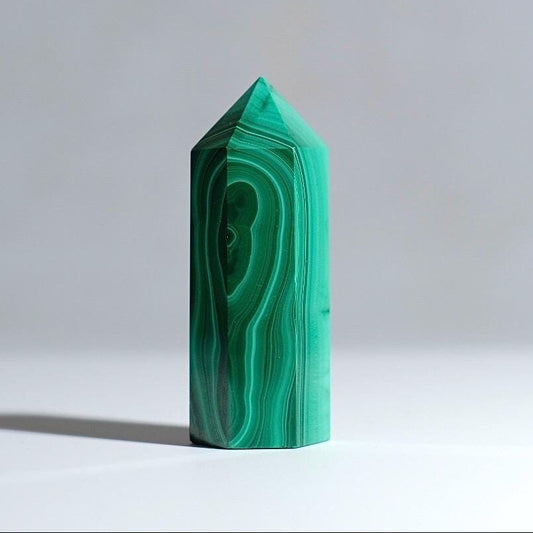 Stunning Malachite Point | Malachite Crystal Tower