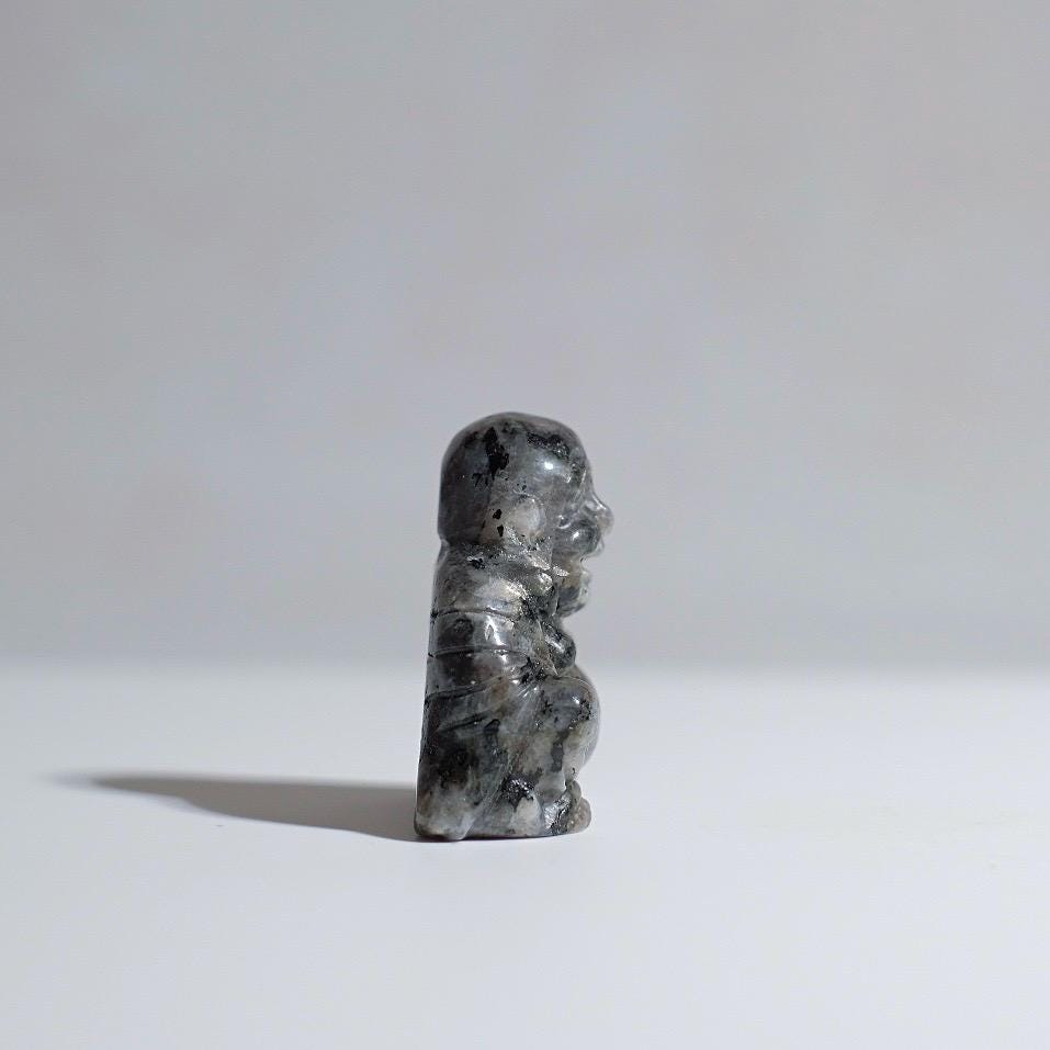 Larvikite Buddha Carving | Crystal Buddha